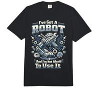 Robot Robotics Engineer I've Got A Robot and I'm Not Afraid Comfort Colors Adult Heavyweight T-Shirt