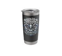Robot Robotics Engineer Living that Robotics Engineer Life Stainless Steel Insulated Tumbler