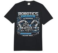 Robot Robotics Engineer Robotics Engineer in Progress Please Comfort Colors Adult Heavyweight T-Shirt