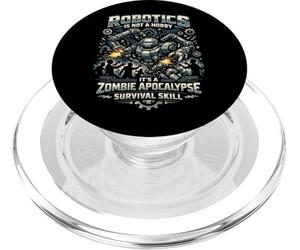 Robot Robotics Engineer Robotics Is Not A Hobby It's A PopSockets PopGrip for MagSafe