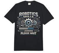 Robot Robotics Engineer Robotics Skills Loading Please Wait Comfort Colors Adult Heavyweight T-Shirt