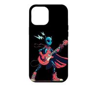 Robot Rock Hero with Guitar and Cape for Rock'n Roll Case for iPhone 12 Pro Max