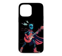 Robot Rock Hero with Guitar and Cape for Rock'n Roll Case for iPhone 13 Pro Max