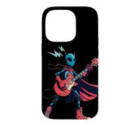 Robot Rock Hero with Guitar and Cape for Rock'n Roll Case for iPhone 14 Pro