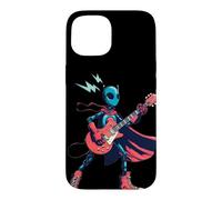 Robot Rock Hero with Guitar and Cape for Rock'n Roll Case for iPhone 15