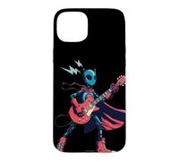 Robot Rock Hero with Guitar and Cape for Rock'n Roll Case for iPhone 15 Plus