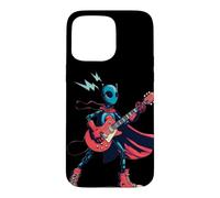 Robot Rock Hero with Guitar and Cape for Rock'n Roll Case for iPhone 15 Pro Max