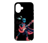 Robot Rock Hero with Guitar and Cape for Rock'n Roll Case for iPhone 16