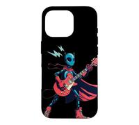 Robot Rock Hero with Guitar and Cape for Rock'n Roll Case for iPhone 16 Pro