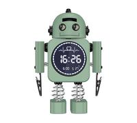 Robot Smart Digital Alarm Clock Temperature Display Desktop Clocks With Snooze Bedroom For Child Gi