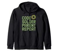 Robot Team Parent Gift STEM Support Crew Future Engineer Zip Hoodie