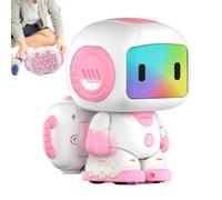 Robot Toy - Remote Control Robot - Rechargeable Programmable with Light Music, Rechargeable Intelligent Interactive Robots with Touch Screen | STEM Educational Gift for Boys Girls 16x9x10