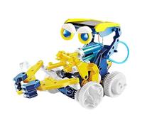 Robot Toy, Stem Toys Age 10, Solar-powered -Mode Stem-driven 11-variants Assembly No-battery Durable Abs Family Engagement Quality Materials, Robot 12.6x9.45x4.72inches