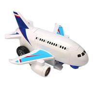 Robot Toy - Transforming Airplane Figure | Interactive Light Sound Playset, Smart Learning Toy For Creative Development Children Activity Set, Birthday Home School Entertainment