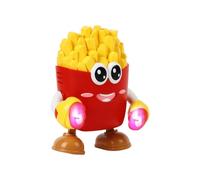 Robot Toys | Electric Robot - Electric Music Light French Fries Design Model for Toddler Student Indoor Birthday Travel Boy Girl Entertainment