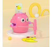 Robot Toys, Interactive Educational Drawing Robot Toy for Adults, Montessori Learning with Voice and 100 Word Cards, 125x110 mm(Pink)