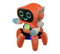 Robot Toys | Robot Sound Toy | Kids Early Development & Activity Presents - Interactive Octopus-Shaped Walking Toy - Boys Girls Intelligent Sensor With Flashing Lights For Bedroom, Courtyard