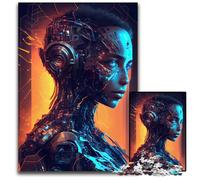 Robot Turning Human 1000 Piece Puzzle Jigsaw Puzzles for Teenagers Family Game Night BrainChallenging Gift Idea 1000 PCS(38x26cm)
