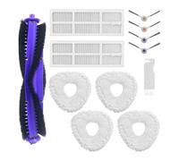 Robot Vacuum Accessories - Compatible With Narwal Freo, Includes Main Brush, Side Brush, HEPA Filter & Mop Cloth Parts