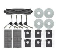 Robot Vacuum Accessories Dust Bags Mop Main Side Brushes Cloths Filters Replacement Part,Compatible For Dreame,L40 Ultra / X40 Ultra(17pcs b)