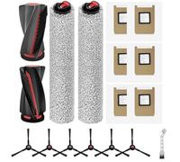 Robot Vacuum Accessories Replacement Kit for eufy for OMNI E28 and E25,with Main Brush,Side Brushes,Rolling Mops, Dust Bags and Cleaning Tool Set
