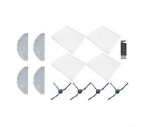 Robot Vacuum Accessory Kit for Eufy G50/L60 for HYBRID, Includes Side Brushes, HEPA Filters & Mop Cloths(A)