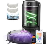 Robot Vacuum and Mop with Self Emptying Dock 10000Pa LiDAR 180Min Runtime for