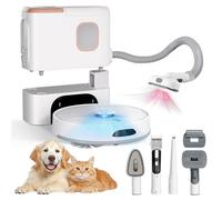 Robot Vacuum and Mop with Self-Emptying Dock, 6000Pa Suction, 6 Modes, 10 Weeks Auto-Clean, Alexa Compatible for Pet Hair and Hard Floors