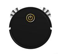 Robot Vacuum Cleaner, 20x20x6 cm Compact Design, Navigation & 3-in-1 Sweep/Vacuum/Mop Function, Intelligent Battery Management, for Home Use(black2)