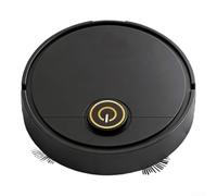 Robot Vacuum Cleaner, 20x20x6cm, Home Robotic Vacuum and Mop, Sweeping and Wet Mopping, Ultra-Thin & Low-Noise, for Hard Floors(black)
