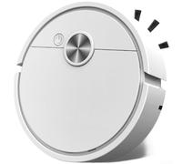 Robot Vacuum Cleaner, 3-in-1 Auto Sweep and Mop Machine with Type-C Charging, For Slim 58mm Design for Low Noise Floor Cleaning in Home, Suitable for Hair Removal,(B No battery)