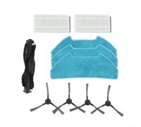Robot Vacuum Cleaner Accessories for bObsweep Dustin Ultra-Vision Featuring Roller Brush Side Brushes Filters Microfiber Cloths Dirt Pickup Solution