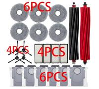 Robot Vacuum Cleaner Accessories Roller Brush Filter Mop Pads Dust Bags Replacements Parts For Roborock Qrevo Master Qrevo Slim(Combination B)