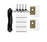 Robot Vacuum Cleaner Accessories Spare Part，Main Spin Edge Side Brush，Hepa Filter，Mop Rag，Dust Bag Kit，Compatible For Imou L11 L11 Pro (Color : 11PCS)