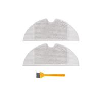 Robot Vacuum Cleaner Accessories Spare Parts Kit, Mop Cloth, Roller Side Brush Main Brush, HEPA Filter, Compatible For Xiaomi Mi Home 1 1s Compatible For Roborock S5 S50 Max (Color : Mop 2pcs)