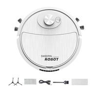 Robot Vacuum Cleaner, Automatic Sweeping Robot,USB Rechargeable Cleaning Robot with Button Control | Household Cleaning Supplies with 3 Modes, Silent for Wood and Wood