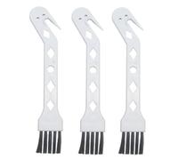 Robot Vacuum Cleaner Brush Accessory, Compatible with Xiaomi Conga Ecovacs Deebot eufy 360 Mamibot Models, 3-Pack Blackbird Brush (14.3 x 2.5 cm)