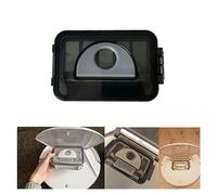 Robot Vacuum Cleaner Dust Box Hepa Filter Pre Filter Net Compatible With Midea Vcr03 Robot Vacuum Cleaner Spare Parts Accessories Filter (Color : 1 pcs dust box)