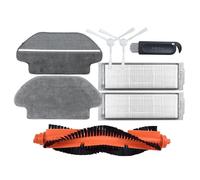 Robot Vacuum Cleaner Filter Hepa Accessories/Fit For Xiaomi Mijia Mi Vacuum Cleaner Side Brush Main Brush Styj02ym Parts Sweeping Robot Set (Color : Light yellow)