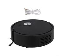 Robot Vacuum Cleaner for Floors - 3 in 1 Sweeping and Wet Mopping, Smart Auto Cleaning for Anti-Drop & Anti-Collision Sensors, for Hardwood, Tile, Low Pile Carpet(Black)