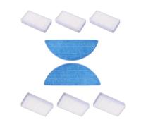 Robot Vacuum Cleaner HEPA Filter Mop Cloth Compatible For Tesla Compatible For RoboStar T10 T30 T40 robotic Vacuum Cleaner Filter Parts Accessories (Color : As shown)