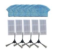 Robot Vacuum Cleaner HEPA Filter Side Brushes Mop Compatible With Midea VCR03 VCR01/VCR12 Robot Vacuum Cleaner Brush Parts Accessories (Color : 2 set)