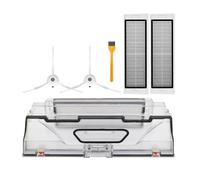 Robot Vacuum Cleaner Parts Dust Bin Box With HEPA Filter Side Brush， Compatible For XiaoMi，Compatible For Mijia， 1 Generation 1S Robotic Sweeper Replace The Vacuum Cleaner Water Tank Fitting(6pcs1)