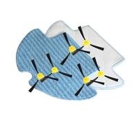 Robot Vacuum Cleaner Parts Hepa Filter&Side brush&Mop Cloth Set, for Haier T320 T321 T325 Series Spare Parts accessories (Color : 6 brush 2 mop)