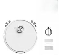 Robot Vacuum Cleaner Smart Floor Cleaning Robot Sweeper Mop Suction USB Charging Low Noise Navigation Slim 5.4 cm Profile for Home Hard Floors Under Beds and Sofas Quiet(M)