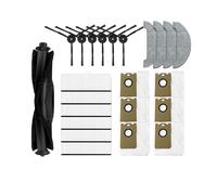 Robot Vacuum Cleaner Spare Parts Accessories，Main Brush，Side Brush，Hepa Filter，Mop Rag，Dust Bag，Compatible For HONITURE Q6 Pro (Color : As Shown 01)