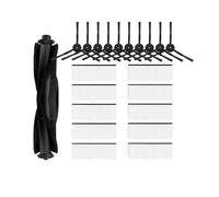 Robot Vacuum Cleaner Spare Parts Accessories，Main Brush，Side Brush，Hepa Filter，Mop Rag，Dust Bag，Compatible For HONITURE Q6 Pro (Color : As Shown 17)