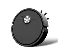 Robot Vacuum Cleaner, Strong Suction to Remove Hair, Dust, Intelligent Navigation, Ultra-Slim and Silent, For Deep Floor Cleaning, Robotic Vacuum, Ideal for Pet Hair Hard Floors Carpet (Black)