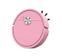 Robot Vacuum Cleaner, Strong Suction to Remove Hair, Dust, Intelligent Navigation, Ultra-Slim and Silent, For Deep Floor Cleaning, Robotic Vacuum, Ideal for Pet Hair Hard Floors Carpet (Pink)