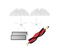 Robot Vacuum Cleaner Washable Filter,Brush,Mop ，Compatible For Roborock ，S6MaxV S50 S51 S55 S5Max S6Pure ，Compatible For Mijia ，1S ，Vacuum Cleaner Spare Parts(Pack1)